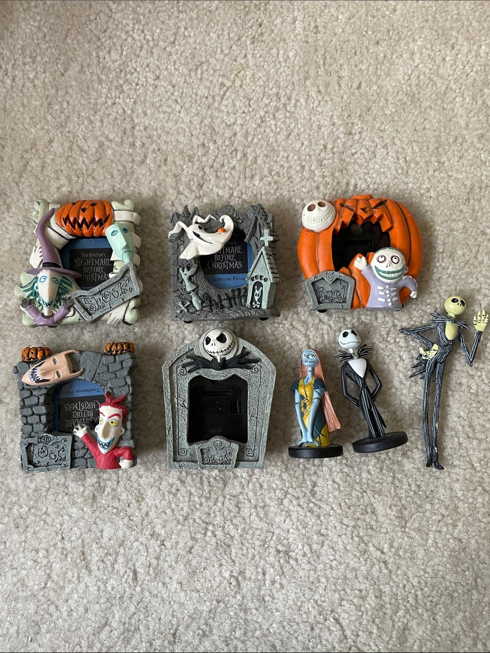 90s SEGA Nightmare Before Christmas Mini Photo Stand lot + more